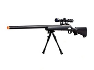 Airsoft Sniper Rifle VSR-10 Bolt Action Powerful Spring Airsoft Gun with Hunting Scope and Bipod