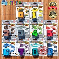 Transformers POCKET MORPHERS NUMBER 0 1 2 3 4 5 6 7 8 9 ROBOT NUMBER POINTER ORIGINAL EMCO