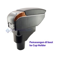 Special Car Armrest Toyota Sienta 7 Usb Port Charger+Led