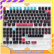 【W】 Korean Cherry Profile PBT 129 Keys Keycaps  Korean PBT 129 Keys Keycaps for GH60/GK61/GK64/84/87