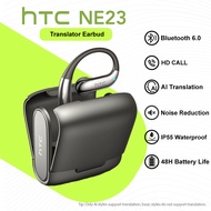HTC NE23 AI Translator Earbud Wireless Bluetooth Earphone Smart Real-Time Translation Open Ear Earph