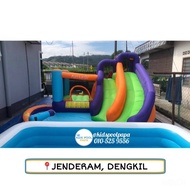 Sewa Airmyfun Inflatable Kids Pool Murah Kajang Bangi Rent KL Kolam Budak Soopa Doopa Bouncy Trampol