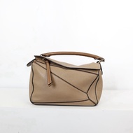 二手Loewe Puzzle Small 沙色款