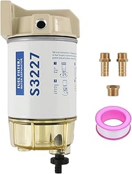 S3227 Fuel Filter Water Separator Assembly replacement for Marine Outboard Motor Mercury with 3/8" B
