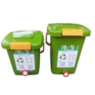 22Kitchen Compost Bucket Good-looking Dry Wet Separation Household Trash Can Plastic Dog Food Barrels Pet Storage Barrel