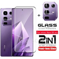 2 In 1 9H HD Screen Protector Tempered Glass For Infinix Note 50 X Pro Plus 50X 50S 50Pro Note50Pro 