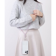 Japan Air Transport < LILI Ai > 3COINS Mobile Phone Lanyard Pink Purple Strap Chain