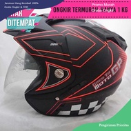 HELM INK MERK BXP Gratis Ongkir - Helm Motor Double Visor Dua Kaca Helem MOTO -GP Kualitas Setara he