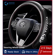 Genuine Leather Car Steering Wheel Cover for Toyota Universal Vios Wigo Fortuner Rush