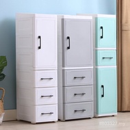 Bathroom Drawer Type Kitchen Bedside Table/Tidy-up Cabinet Plastic Open Door Crack Storage Cabinet L