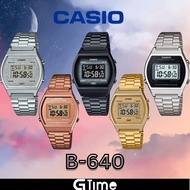[ORIGINAL + 1YR WARRANTY] CASIO B640WC-5A B640WB B640WMR UNISEX / WOMAN VINTAGE DIGITAL ROSE GOLD ST