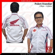 Dijual Baju Mekanik Honda | Seragam Mekanik Honda | Seragam Mekanik