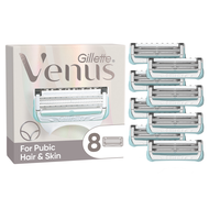 Gillette Venus Pubic Hair & Skin Blade Refills (8s)