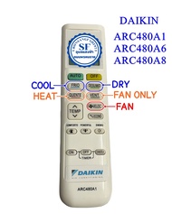 ARC480A1 รีโมทแอร์ Daikin ไดกิ้น รุ่น ARC480A1 / ARC480A2 / ARC480 / ARC480A32คำสั่งบนตัวรีโมท ไม่ใช