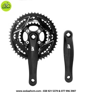 [HCM]Giò đùi đĩa 3 tầng xe đạp Motachie nhôm 28-38-48T dĩa ba nhôm