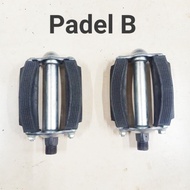 CLASSIC BIKE PEDAL PARTS BICYCLE VINTAGE BASIKAL tua LAMA BARANG ANTIK 28 26 Antik padel Pedals Padd