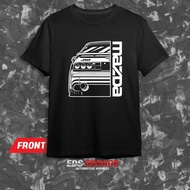 Baju Cotton MAZDA 13B FC3S RX7  REDSUNS INITIAL D Short Sleeve Print Shirt