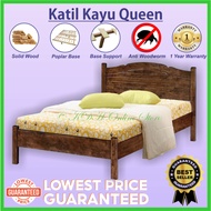 ( KDH Online )  SN 207 B(K) Wooden Queen Bed/Queen Bed Kayu/双人床架/Queen Bed frame/ Katil Queen/ Katil kayu/ Wooden B