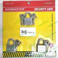 KENMASTER Master Key Padlock 40mm x 3 pcs - KENMASTER Master Padlock