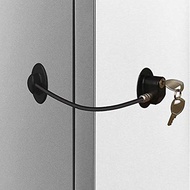 Homy Refrigerator Lock Adhesive Freezer Door File Drawer Child Safety Cupboard Lock With Key Cabinet Lock Strong Adhesive