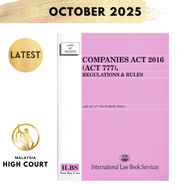Companies Act 2016 (Act 777) Regulations & Rules [As At 5th October 2025]