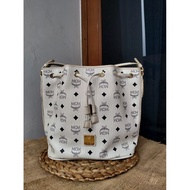 Preloved branded MCM bucket bag