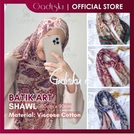 [SHAWL BATIK ART] Printed Tudung Shawl 180cm x 90cm Viscose Cotton