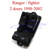 สวิทยกกระจก 2 ประตู ขวา ซ้าย Ford Ranger Mazda Fighter 1998-2002 สวิท สวิทซ์ ยกกระจก เลื่อนกระจก ฟอร์ด เรนเจอร์ มาสด้า ไฟเตอร์ 98-02 2ประตู สวิตช์กระจกไฟฟ้า