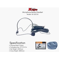 Mic Cable Bando/Headset X-SYS Type SK 525DX