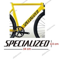 Specialized Fixie Bike Cutting Sticker Specialized Sticker