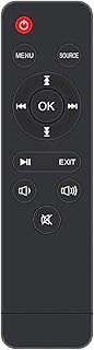 STV373E Replacement Remote Control Commander Compatible with AuKing Mini Portable Projector M8-F, A0