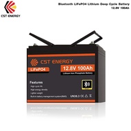 CST Bluetooth LiFePO4 Lithium Deep Cycle 12.8V 100Ah รับประกันศูนย์ 6 ปี