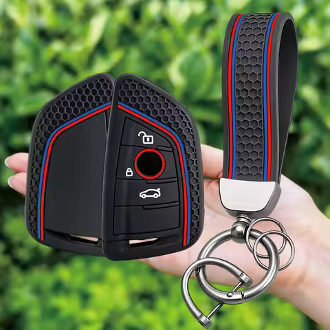 New Car Key Case for BMW 216i F46 X1 X2 X3 X5 X6 GT 2 5 6 7 Series 3 Buttons Smart Keyless Remote Co