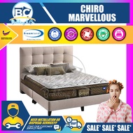[FREE GIFT 1 X RM99 T-SHIRT] *Latest Promotion Model* Nordic-Culture Dreamland Full Bed Set Chiro Marvellous 12 Inches Super-Miracoil™ Mattress + Divan / Bed Frame