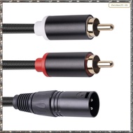 [L W H Y] XLR To Dual  Audio Cable A1 XLR Male 3 Pin To Dual  Male Plug Stereo Audio Cable Amplifier