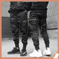 Sweatpants men's overalls hip hop hip-hop multi-pocket pants