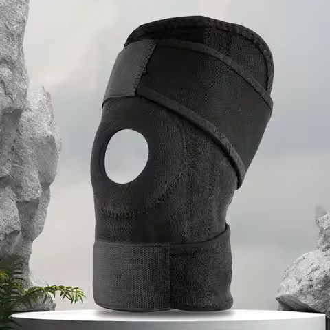 Knee Brace Knee Pain Relief Support Brace with Adjustable Buckle Knee Wrap Stabilizer Joint Pain Art