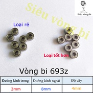 Bearing - bearing code 693z size 3x8x4mm includes 2 different types
