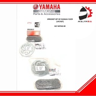 SPROCKET SET YAMAHA 100%ORGINAL Y15ZR FONRT+REAR SPROCKET(14T/42T) B17-WF542-00