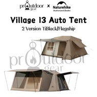Naturehike Village Outdoor Auto Tent 13㎡ Camping 2 Room 1 Hall Tent Waterproof Outing Luxury Speed O