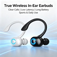 TWS Bluetooth Earphone M90 Pro Wireless Headset - W6 Black, Lightweight, Balanced Sound, Touch Contr