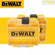 DEWALT DT70800 TSTAK Small Tool Box Mini Storage Box Transparent Plastic Multifunctional Stackable B