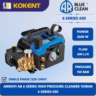 ANNOVI AR 6 SERIES HIGH PRESSURE CLEANER [2600WATT.150BAR.10L/MIN.1450RPM] 6 SERIES 630