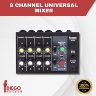 8 CHANNEL UNIVERSAL MIXER