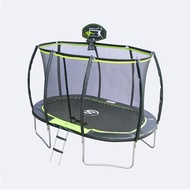 Smartplayonly แทรมโพลีนที่กระโดด แบบวงรี ขนาด 10X15 ฟุต(3.0X4.5 เมตร) โครงสร้างแข็งแรงปลอดภัย รับน้ำ