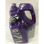 นํ้ามันเครื่องบางจาก FURIO 10W30 กึ่งสังเคราะห์ ดีเซล ( 6L+1L)