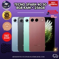 Tecno Spark 40 5G | 8+256GB Smartphone | 50MP Dual Camera | Dimensity 6400 5G+ | 6000mAh Battery