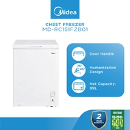 Midea MD-RC151FZB01 Gross 130L Chest Freezer / Refrigerator / Fridge / Peti Sejuk - New Model