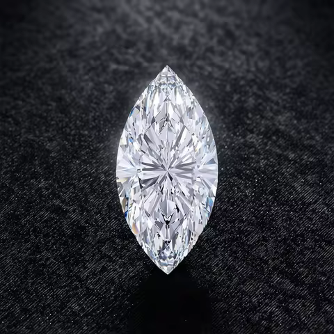 MiShang Jewelry Excellent Marquise Cut HPHT CVD Lab Grown Diamond 1ct 1.5ct 2ct 2.5ct 3ct 5ct IGI Ce