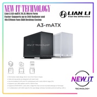 Lian Li A3-mATX 26.3L Micro Form Factor-Supports up to 360 Radiator&10x120mm Fans DAN Casing&Tempere
